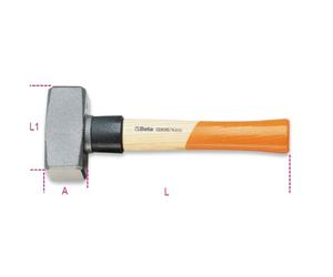 Mazzette Beta 1380S Con Collare Salvamanico Manico In Legno da 800 a 1500 g
