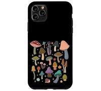 Mazzi di funghi nella natura della foresta Boho con stelle Custodia per iPhone 11 Pro Max