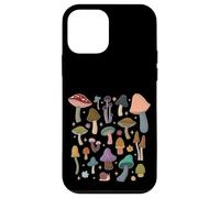 Mazzi di funghi nella natura della foresta Boho con stelle Custodia per iPhone 12 mini