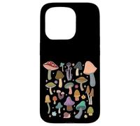 Mazzi di funghi nella natura della foresta Boho con stelle Custodia per iPhone 15 Pro