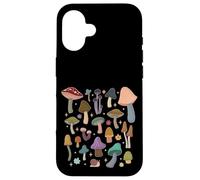 Mazzi di funghi nella natura della foresta Boho con stelle Custodia per iPhone 16