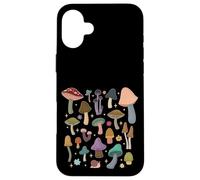 Mazzi di funghi nella natura della foresta Boho con stelle Custodia per iPhone 16 Plus