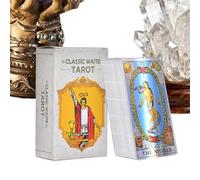 Mazzi di tarocchi, 78 fogli di carte Oracle, strumenti di gioco di divinazione per donne, famiglia, giovani, riunioni, bar, feste, casa, viaggi
