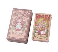 Mazzi di tarocchi standard, carte gioiose per tarocchi, mazzi di gioco per la divinazione del destino che si riuniscono gli amici che si riuniscono giocando, gli amici che raccolgono favori strumento