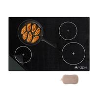 MAZZINI Tappetino Copri Piano Induzione 78x52cm - Protezione Piano Cottura in Silicone e Fibra di Vetro | Antiscivolo, Resistente al Calore 250°C, Facile da Pulire, Copertura Cucina Universale