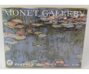 Mazzo Carte RaminoPiatnik Monet Gallery Lilies 2102 Bridge Rummy Canasta Mint