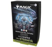 Mazzo Commander di Magic: The Gathering - Ai Confini dell'Eternità - Segnalini dal Futuro (mazzo da 100 carte, Collector Booster Sample Pack da 2 carte + accessori) (Versione Italiana)