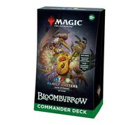 Mazzo Commander di Magic: The Gathering Bloomburrow - La Famiglia Conta (mazzo da 100 carte, Collector Booster sample pack da 2 carte + accessori) (English Version)