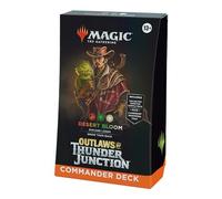 Mazzo Commander di Magic: The Gathering di Banditi di Crocevia Tonante - Fiore del Deserto (mazzo da 100 carte, Collector Booster Sample Pack da 2 carte + accessori) (English Version)