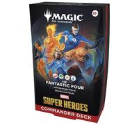 Mazzo Commander di Magic: The Gathering - Marvel Super Heroes - I Fantastici Quattro (Versione Inglese)