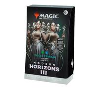 Mazzo Commander di Magic: The Gathering Orizzonti di Modern 3 - Tricky Terrain (mazzo da 100, Collector Booster Sample Pack da 2 carte e accessori) (English Version)