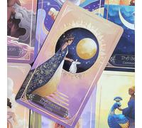 Mazzo di 52 carte dell'Oracolo dell'Anima Selvaggia, versione in inglese, gioco di divinazione divertente per raduni familiari Carta tessile