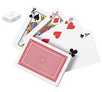 Mazzo di 54 Carte Francesi da gioco Rosso Poker Genovesi Italiane Briscola Scopa