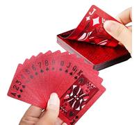 Mazzo di carte - 54 carte impermeabili per il nuovo anno 2026 e gioco da poker da tavolo - classici,per capodanno cinese adulti donne uomini incontri festivi viaggi natale bambini persone