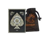 Mazzo di carte Artisan Black by Theory11 - con SOLOMAGIA Card Bag
