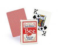 Mazzo di carte Bee Jumbo index Rosso (US Playing Card Company)