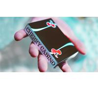 SOLOMAGIA Mazzo di Carte Cherry Casino V3 True Black Playing Cards by Pure Imagination Projects - Mazzi di Carte da Gioco - Giochi di Prestigio e Magia