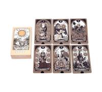 Mazzo Di Carte Dei Tarocchi - 78 Carte Da Gioco Collezionabili E Giocattolo - Mazzi Divinatori In Lingua Inglese,Per La Guida Spirituale, La Meditazione, L'Astrologia, Lo Studio E L'Interpretazione De
