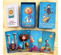 Mazzo di Carte dei Tarocchi Originale, Il Sentiero Fantasioso, 78 Carte dei Tarocchi con Manuale Illustrativo, Stile di Illustrazione, Saggezza Tradizionale dei Tarocchi, Giochi di Carte, Strumenti di