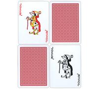 Mazzo di Carte Fournier Plastic Playing Cards- Regular Pips (red)