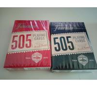 Mazzo di Carte Fournier Poker 505 Blu E Rosso 55 Carte