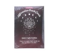 Mazzo Di Carte Oracle Per Principianti - Set di Gioco per la Guida Spirituale | Mazzo Di Tarocchi Oracle - per Donne, Giovani, Anziani, Amici, Principianti, Apprendimento, Affermazione e Meditazione