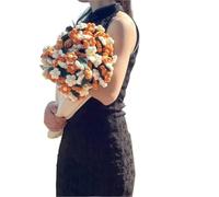 Mazzo di fiori all'uncinetto, 105 cm, prodotto finito, coperta a forma di margherita for bouquet di rose, coperta for bouquet, bouquet di fiori 3D all'uncinetto fatti a mano, coperta for divano lavora