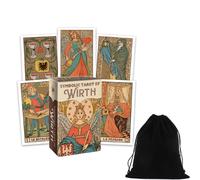 Mazzo Di Mini Carte Tarocchi Esoterici WIRTH Con Sacchetto Lo Scarabeo