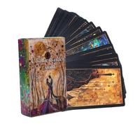 Mazzo di tarocchi mistici, Carte Oracle da Collezione, 10 x 6 x 3 cm, Set di tarocchi con 78 Pezzi, mazzi di Carta della, Gioco di tarocchi con Design Illustrato, Carte di divinazione per