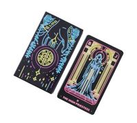 Mazzo di tarocchi per principianti, 78 carte classiche per tarocchi, tarocchi da meditazione, carte da gioco leggere e portatili per principianti ed esperti, divinazione e auto-riflessione, 10,5 x 6,2