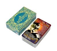 Mazzo di Tarocchi - Strumenti di divinazione per predire il futuro, Mazzo Standard dal Design Vivace, Accessorio per Tarocchi con Materiale Durevole, Kit di Gioco, Strumento per Feste per la Let