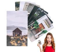 Mazzo di Tarocchi, Tema Architettura, Gioco da Tavolo con 78 Carte a Soggetto Architettonico per Serate in Famiglia, Feste, Riunioni e Viaggi