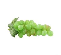 Mazzo d'uva decorativo per uso domestico, realistico, frutto finto perfetto per negozi e ambienti di apprendimento (verde)