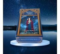Mazzo mistico dei Tarocchi dei Santi con elegante scatola, mazzo di carte Oracle per principianti e professionisti, 78 carte con guida Tarocchi durevole impermeabile resistente alle pieghe