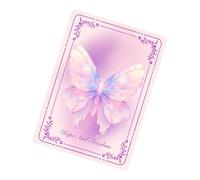 Mazzo Oracle olografico per tarocchi 3D Change per pratica di lettura della , carte di illusione dinamica con cartoncino di alta qualità per guida intuitiva, 8,8 x 6,3 cm