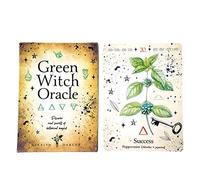 mazzo Oracle Strega Verde, Set di carte per oracoli da strega verde 44 carte dei tarocchi, mazzo originale di carte dei Tarocchi con Guida, Edizione Inglese Tradizionale Standard Tarocco Deck,