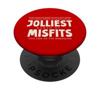 Mazzo più allegro da questo lato del manicomio - Natale PopSockets PopGrip Adesivo