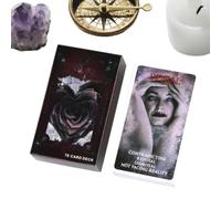 Mazzo Tarocchi 78 Carte Tema Amore Apprendimento Tarocchi | Libro Oracle Per Spirito Positivo Per Coppie Con Stesure Divinazione Principianti Stagioni Natale Narrazione Lettura E