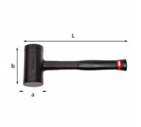 Mazzuola antirimbalzo monoblocco Usag 374 G diametro 50 mm