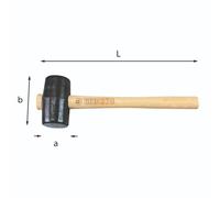 Mazzuola in gomma 378 70