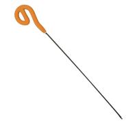 Mazzuola in silicone per gong con suoni di balena, energia e gong, 22 cm, per meditazione e relax, arancione
