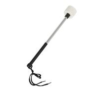 Mazzuole antiscivolo per batteria con manico in acciaio inossidabile bacchetta per batteria marce testa in feltro bacchette accessori fascia parte