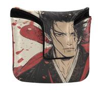 Mazzuolo da golf copertura per la testa del putter magnetico accessori da golf per uomini e donne impermeabile in pelle PU gioco anime sala giochi samurai giapponese