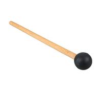 Mazzuolo Per Batteria, Bacchetta con Testa in Feltro Morbido con Manico Lungo Antiscivolo Mazzuolo Per Grancassa Mazzuolo in Feltro Multiuso in Peluche di Faggio Per Tamburi (nero-SP-05)