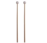 Mazzuolo per Percussioni, Bacchette per Tastiera Marimba Teste in Gomma Bastoncini per Carillon Glockenspiel in Legno per Xilofono Marimba Arpa (WHITE)