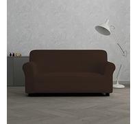 MB Home Basic Iris Copridivano Elastico, Marrone, 2 Posti, da 130 a 180 cm