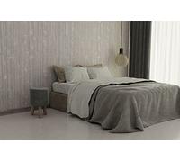 MB HOME ITALY Set Lenzuola Letto Matrimoniale Cotone Max Color, lavorato in Italia - Completo Letto, Lenzuolo Sotto con Angoli, Telo Sopra 240x300 cm e 2 Federe con Patella Interna, Panna