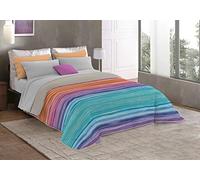 MB HOME ITALY Trapunta Invernale in Microfibra, Rainbow, Matrimoniale