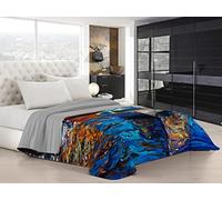 MB HOME ITALY Trapuntino Estivo Stampa Digitale “Sogni d’Autore”, 15, Singolo 170x270cm