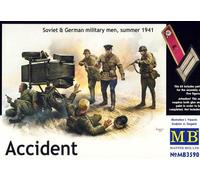 MB Masterbox - Accident Soviet & German Military Men Incidente 1:3 5 Modello Kit